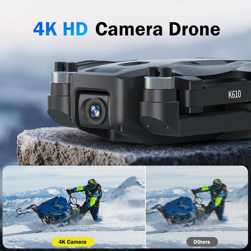 GPS Drone with 4K Camera for Adults IMX SENS Camera
