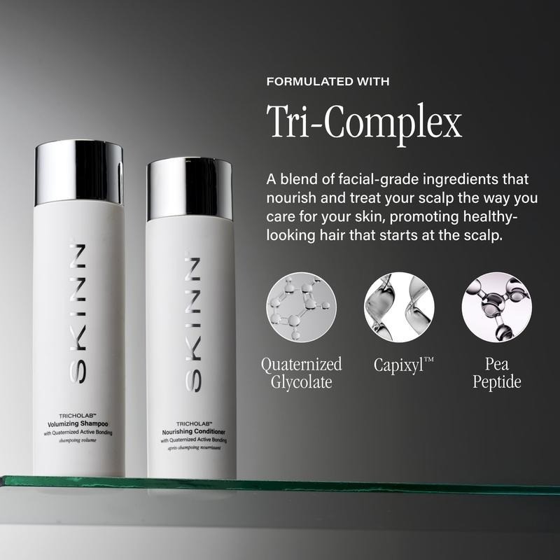 SKINN Cosmetics TRICHOLAB Shampoo & Conditioner Set – For Noticeably