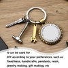 151 Pcs Keyring Kit,150 Pcs Key Ring and 1 Pc