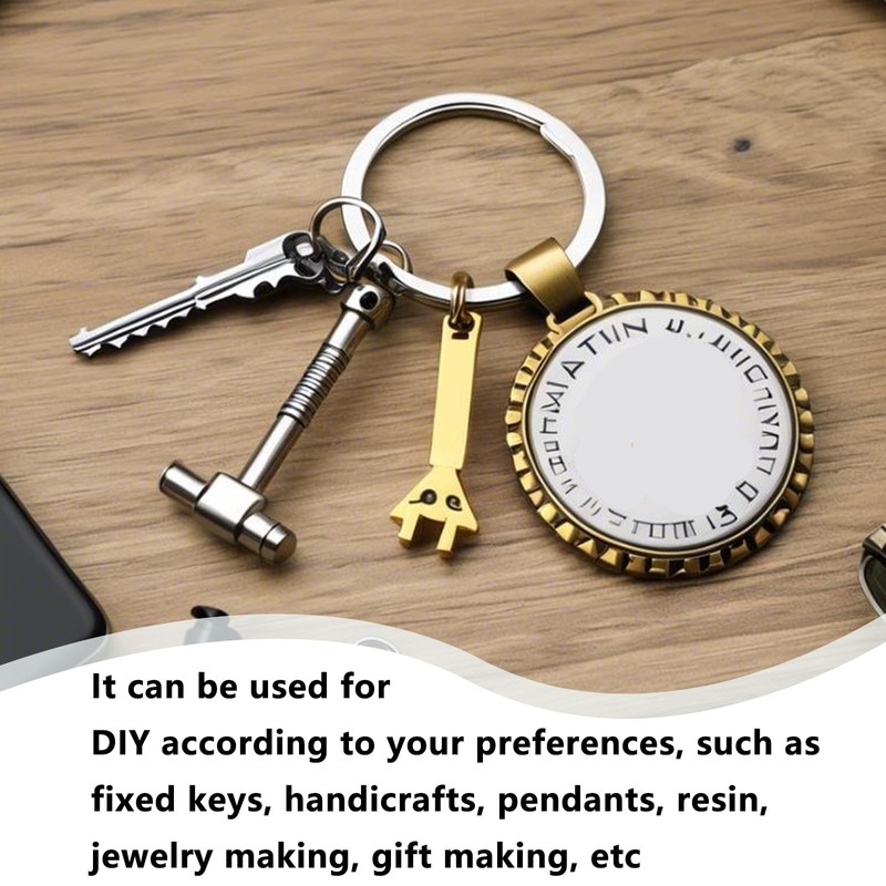 151 Pcs Keyring Kit,150 Pcs Key Ring and 1 Pc