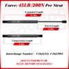 Vepagoo C16-15208 16 inch 45Lbs/200N Gas Shocks Struts Lift Support