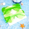 Semato 2 Pcs Neon Green Heart Shaped Sunglasses