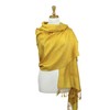 PASKMLNA Paisley Jacquard Pashmina Shawl Wrap Scarf Stole (Gold018047)