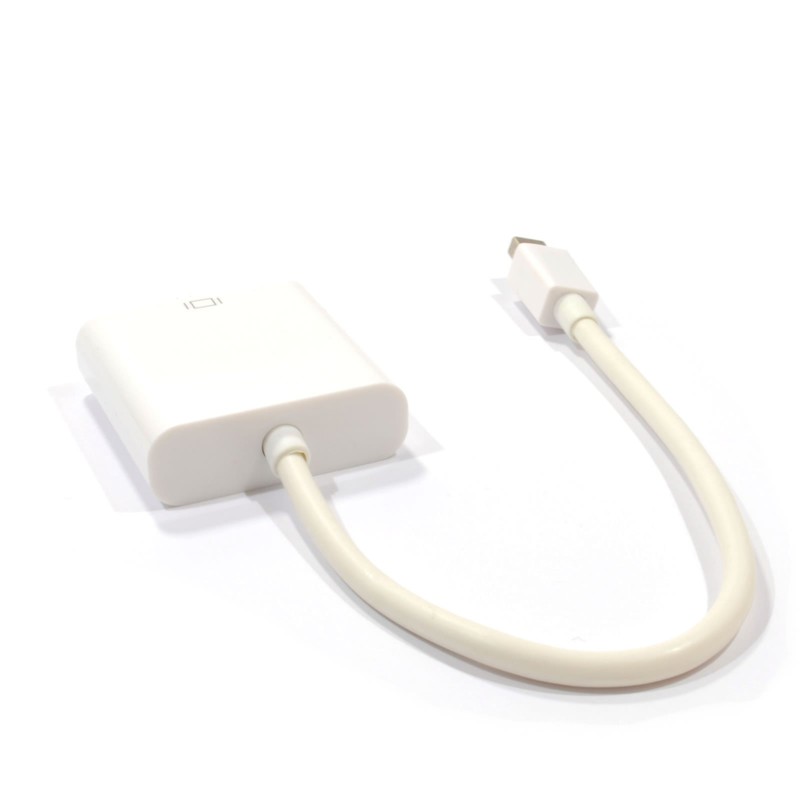 kenable Mini-DisplayPort/Thunderbolt Plug to DVI-D 24+4 Socket Adapter