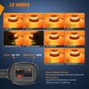 Nilight Amber Beacon Light 12V-24V Aluminum Base Flashing Safety Warning
