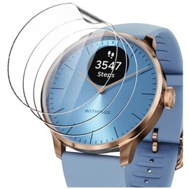 KUSINHOKA 3 Pack Screen Protector for Withings Scanwatch Light 37mm,HD Clear Scratch Resistant Bubble Free Easy Installation，Ultra Thin TPU Full Coverage Flexible Soft Film
