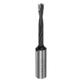 sourcing map Brad Point Drill Bits for Wood 5mm x 70mm Forward Turning Carbide for Woodworking Carpentry Drilling Tool