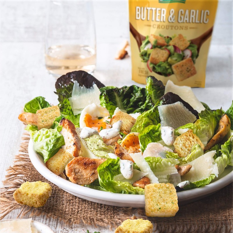 Fresh Gourmet Premium Croutons | Butter & Garlic | 5