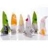 BRUBAKER Set of 6 Wooden and Knitted Gnome Decorative Pendants