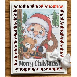 Homemade Merry Christmas Handmade Greeting Card