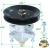 POSEAGLE 2 Pack Pre-Greased 918-04456B Spindle Assembly with 756-04129B Idler