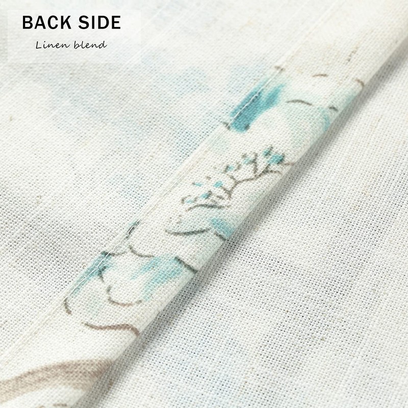 Leeva Valances for Windows Dining Room Bathroom, Rod Pocket Watercolor