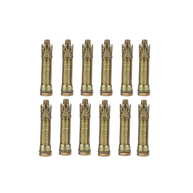 Heavy Duty Expansion Bolts, M6 x 50mm, 12-Pack, Sleeve Anchors