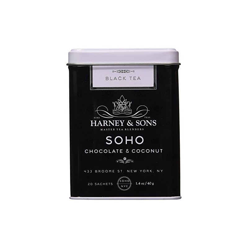 Harney & Sons SoHo Chocolate Coconut Tea - 20 Count