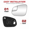 Left Driver Side Heated Mirror for Toyota RAV4 2016 2017
