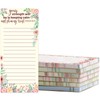 Fancy Land Religious Magnetic Notepads Floral to Do List for