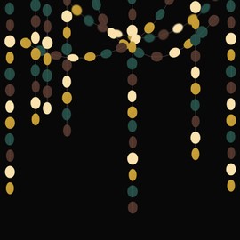 Lasting Surprise Party-Dekorationen, Luftschlangen – 150 cm, Dschungelsafari-Motiv, Waldmotiv, Babyparty, Geburtstag, Papiergirlande, neutrale Hochzeit, Brautbanner, hängende Dekoration, Wimpelkette