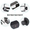 10L0L Golf Cart 4-Panel Wide Angle Rear View Mirror -