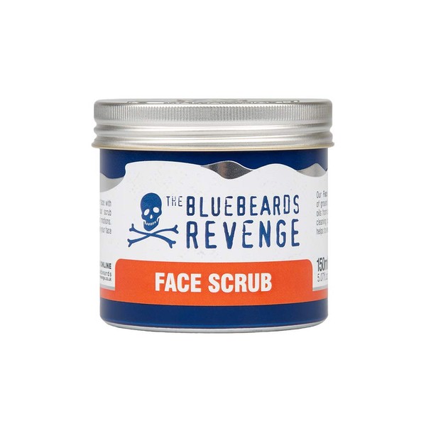 The Bluebeards Revenge, Deep Exfoliating Daily Face Scrub for Men, with Natural Olive Stones and Ginger, 150 ml