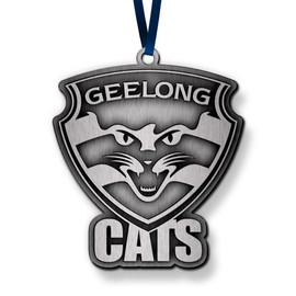 Geelong Cats AFL Footy Metal Ornament