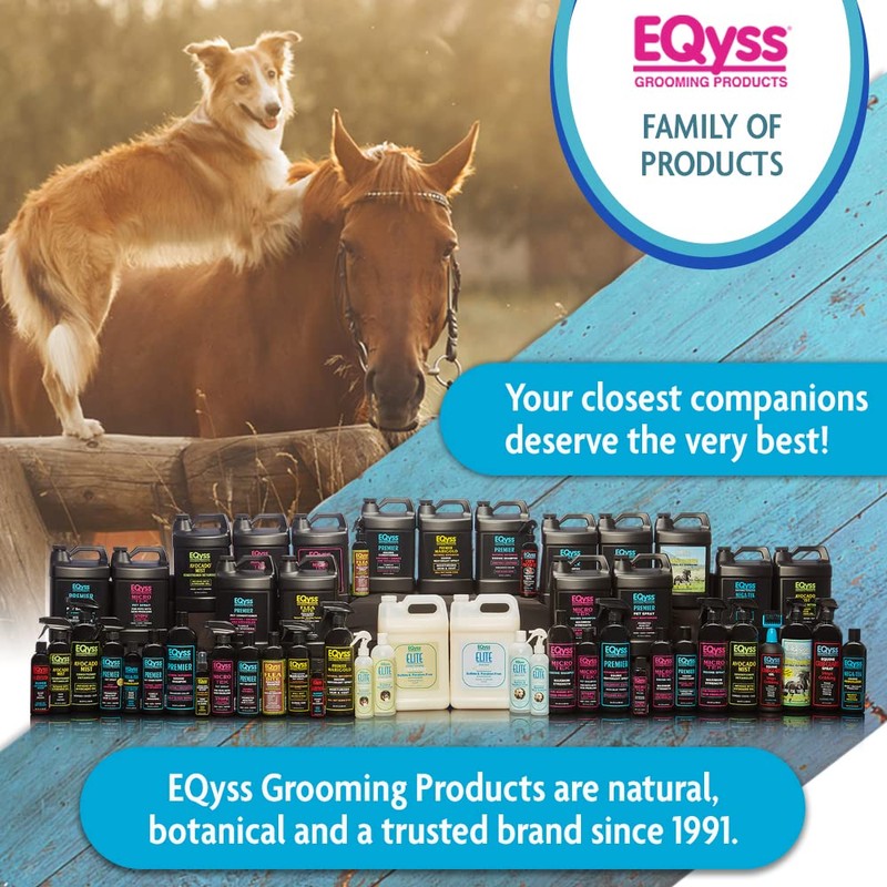 EQyss Micro-Tek Equine Itch Relief Shampoo - Soothes Irritated Skin,