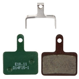 E10.11 High Performance Organic Compound Disc Brake Pads 2 Sets for Bicycle,2mm MTB Road Bike Brake Pads with Heat-Resistant Compatible with Shimano M375 M416 M515 M535 and SRAM Guide