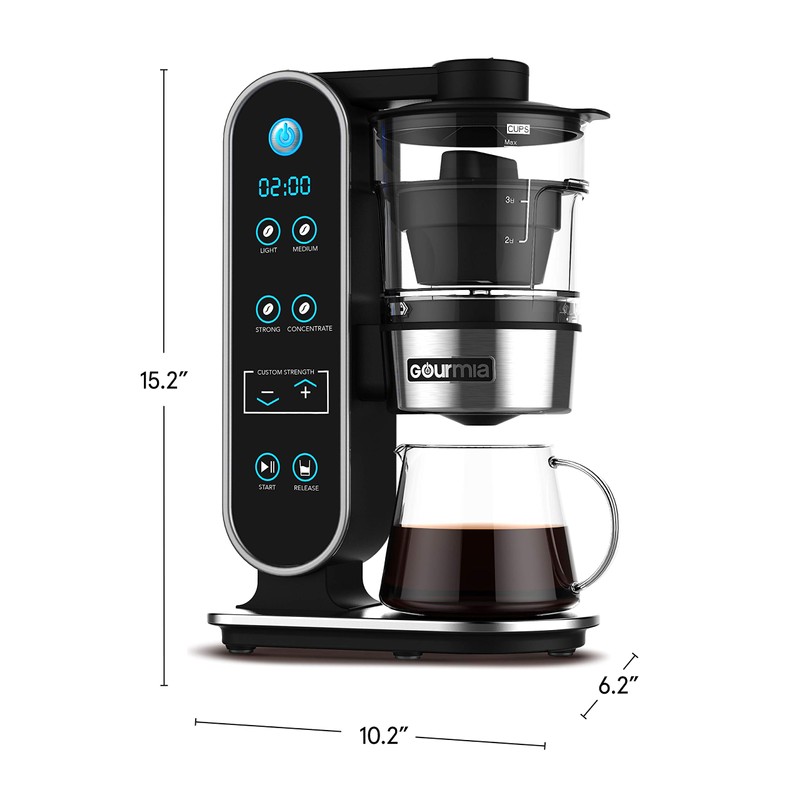 Gourmia GCM7800 Brewdini™ Digital Cold Brew Coffee Maker - Vacuum