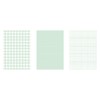 Marks MST-FA43-CMI Masking Tape Perforated Sheet "Muste" with Water-Based Pen