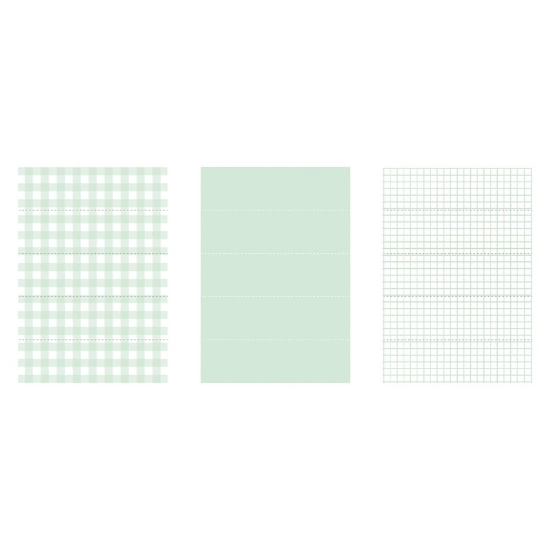 Marks MST-FA43-CMI Masking Tape Perforated Sheet "Muste" with Water-Based Pen