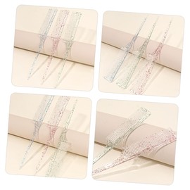 OATIPHO 3pcs Tail Combs for Women Long Plastic Rat Tail Comb Set Detangling Parting Tool for Home Use