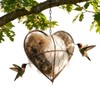 doyyi Alpaca Fiber Bird Nesting Heart - Refillable Bird Nesting