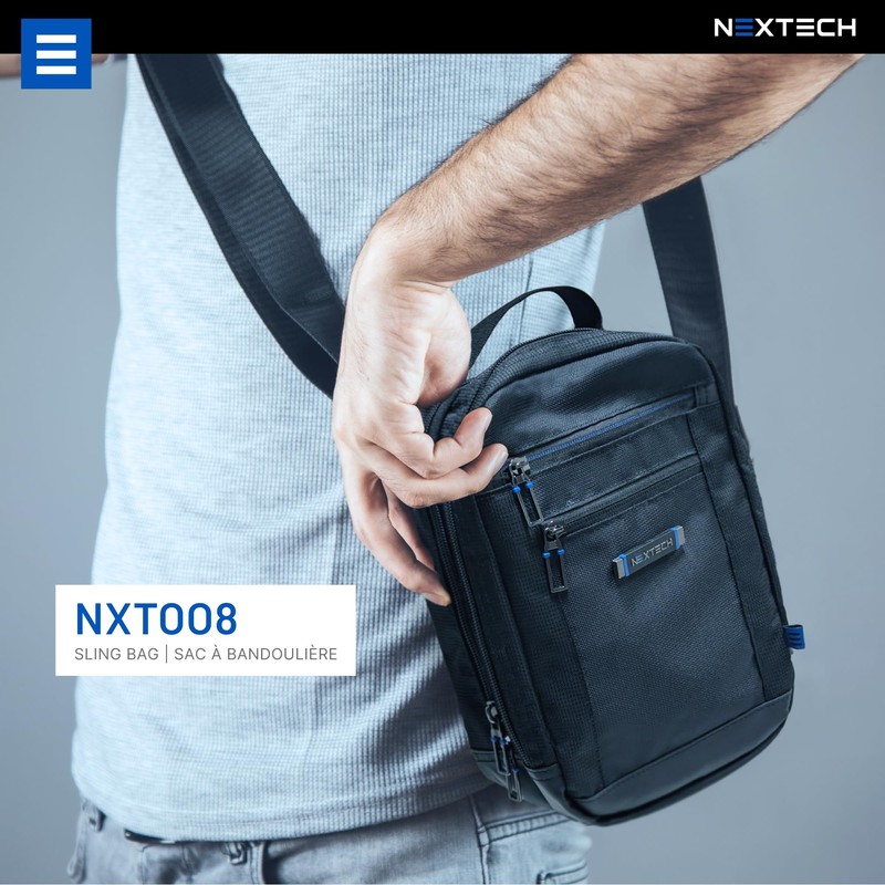 NEXTECH NXT008 Boarding Bag — Airplane Personal Item with Zippered