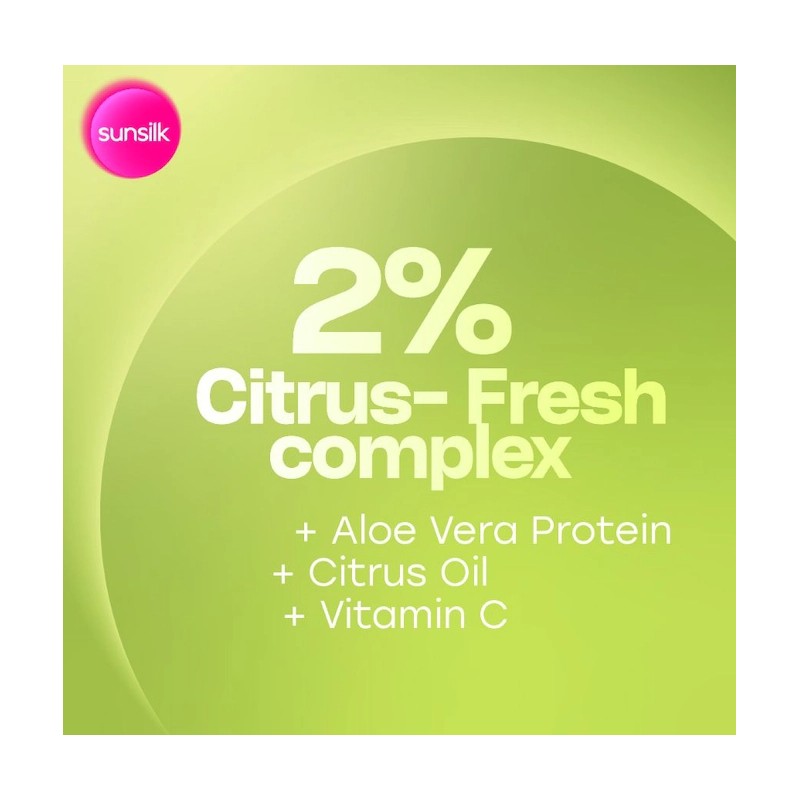 SUNSILK Lively Clean & Fresh Shampoo 625ml - Detoxify Scalp