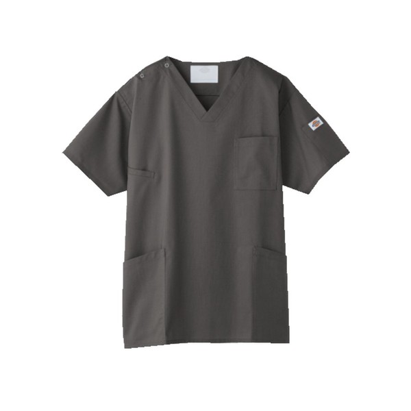 Dickies 7033SC Medical Scrubs, Hospital Whites, Stretch Fabric, Unisex, silver (gunmetallic)