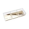 Dany Marcus Desk Organiser Acrylic Transparent with Gold - 3