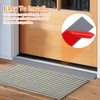 Threshold catch, 100x6x2 cm Threshold collection Suction robot, threshold shelter