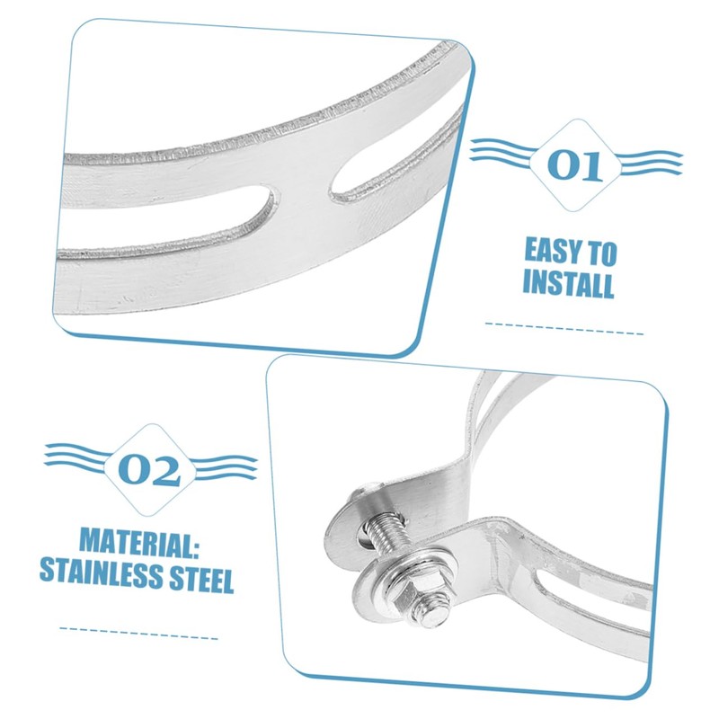 Alipis Exhaust Tacking Band Motorcycle Exhaust Clamp for Secure Fit