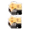 FELTECHELECTR 2Pcs Car Audio Power Splitter Distribution Block Automotive Ground
