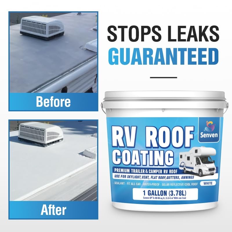 Waterproof Sealant Black Waterproof Coating 35oz Leak Repair Coating for