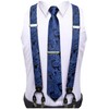Hi-Tie - Juego de tirantes y corbatas ajustables para hombre,