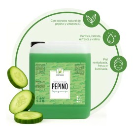 Tónico Facial Productos Mart Mexico Agua De Pepino 10L Para Todo Tipo De Piel