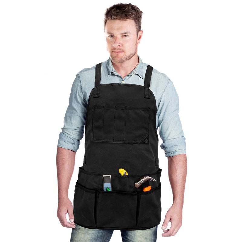 Under NY Sky Tool Apron - 20 Pockets and Slots,