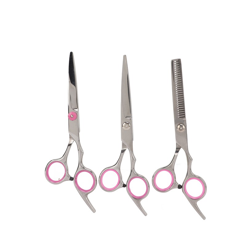 Pet Rabbit Grooming Scissors Stainless Steel Round Tip 4 in