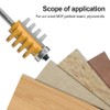 FivePears Finger Joint Router Bit with 1/4" Shank,Reversible Finger Joint
