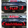 GScreations Corvette Rear Reverse, 3rd Brake, Taillight Acrylic Blackout Kit
