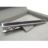 mila schon Simple Black Tie Bar (Tie Clip/Tie Clip)