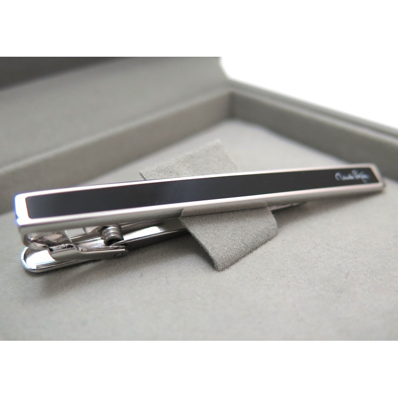 mila schon Simple Black Tie Bar (Tie Clip/Tie Clip)