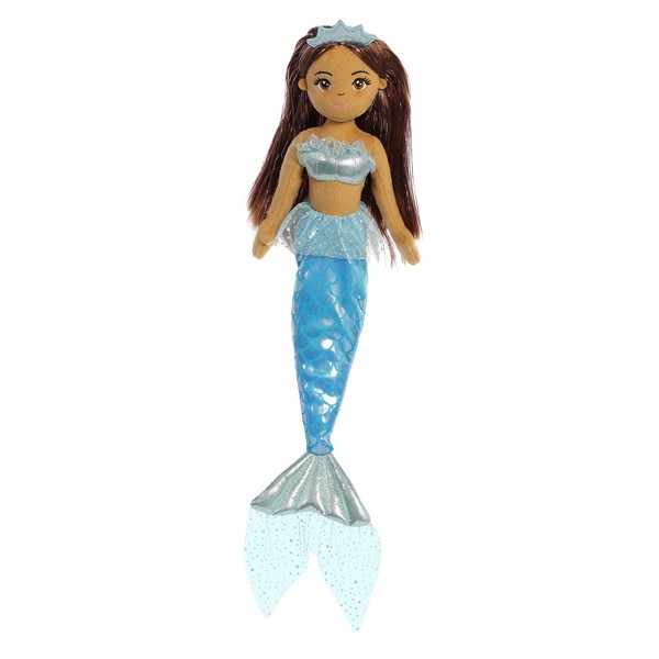 Aurora® Enchanting Sea Sparkles™ Princess Sparkles™ Yesenia Stuffed Animal - Imaginative Play - Magical Companions - Blue 18 Inches