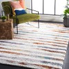 SAFAVIEH Berber Shag Collection Area Rug - 7' Square, Blue