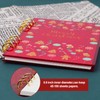 Koqye Festive A5 6-Ring Binder with Christmas Design, Acrylic Cover,